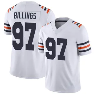Chicago Bears Men's Andrew Billings Limited Alternate Classic Vapor Jersey - White