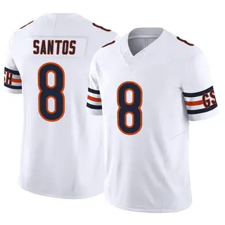 Chicago Bears Men's Cairo Santos Limited Vapor F.U.S.E. Jersey - White