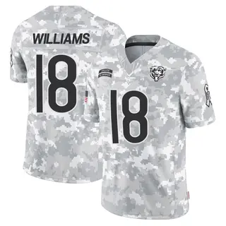 Chicago Bears Men's Caleb Williams Limited 2024 Salute to Service Jersey - Arctic Camo