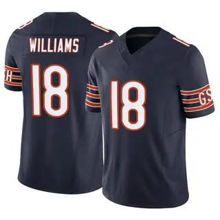 Chicago Bears Men's Caleb Williams Limited Vapor F.U.S.E. Jersey - Navy