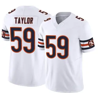 Chicago Bears Men's Carson Taylor Limited Vapor F.U.S.E. Jersey - White