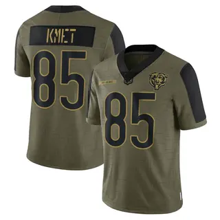 Chicago Bears Men's Cole Kmet Limited 2021 Salute To Service Jersey - Olive
