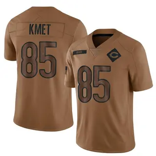 Chicago Bears Men's Cole Kmet Limited 2023 Salute To Service Jersey - Brown