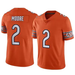 Chicago Bears Men's DJ Moore Limited Alternate Vapor Jersey - Orange