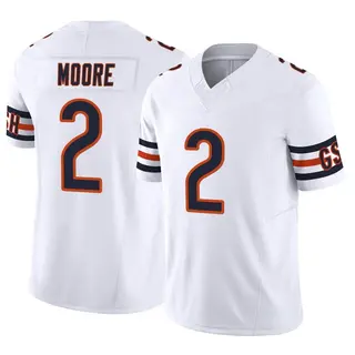 Chicago Bears Men's DJ Moore Limited Vapor F.U.S.E. Jersey - White
