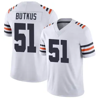 Chicago Bears Men's Dick Butkus Limited Alternate Classic Vapor Jersey - White