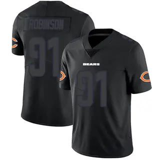 Chicago Bears Men's Dominique Robinson Limited Jersey - Black Impact