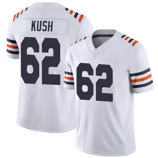 Chicago Bears Men's Eric Kush Limited Alternate Classic Vapor Jersey - White