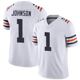Chicago Bears Men's Jaylon Johnson Limited Alternate Classic Vapor Jersey - White