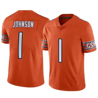 Chicago Bears Men's Jaylon Johnson Limited Alternate Vapor Jersey - Orange