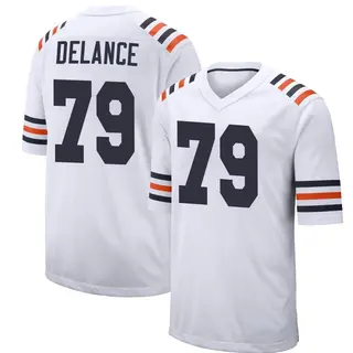 Chicago Bears Men's Jean Delance Game Alternate Classic Jersey - White