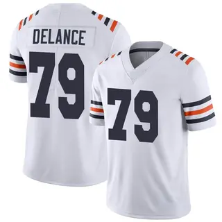 Chicago Bears Men's Jean Delance Limited Alternate Classic Vapor Jersey - White