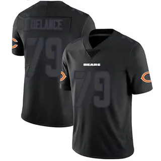 Chicago Bears Men's Jean Delance Limited Jersey - Black Impact