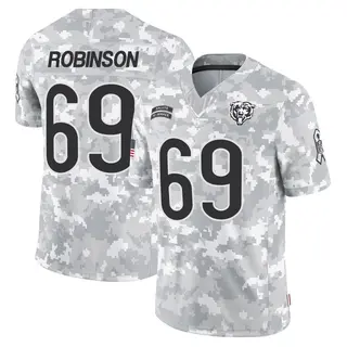 Chicago Bears Men's Jereme Robinson Limited 2024 Salute to Service Jersey - Arctic Camo