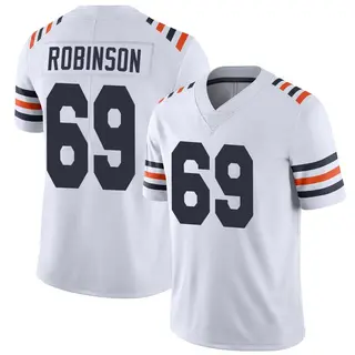 Chicago Bears Men's Jereme Robinson Limited Alternate Classic Vapor Jersey - White