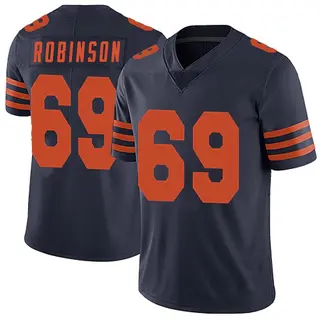 Chicago Bears Men's Jereme Robinson Limited Alternate Vapor Untouchable Jersey - Navy Blue