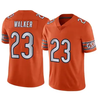 Chicago Bears Men's Jeremiah Walker Limited Alternate Vapor Jersey - Orange
