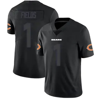 Chicago Bears Men's Justin Fields Limited Jersey - Black Impact