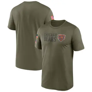 Chicago Bears Men's Legend 2022 Salute to Service Team T-Shirt - Olive