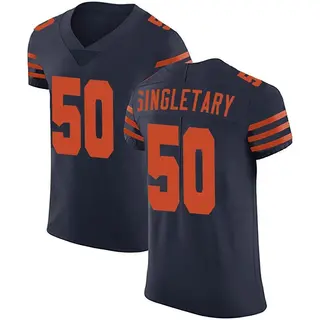 Chicago Bears Men's Mike Singletary Elite Alternate Vapor Untouchable Jersey - Navy Blue