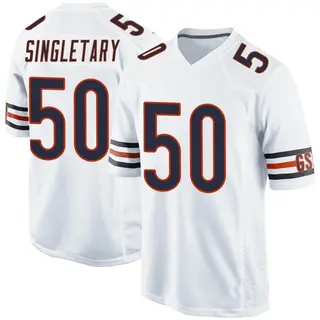 Chicago Bears Men's Mike Singletary Game Jersey - White