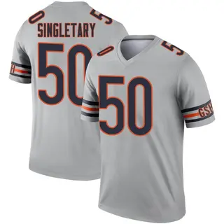 Chicago Bears Men's Mike Singletary Legend Inverted Silver Jersey