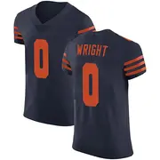 Chicago Bears Men's Nahshon Wright Elite Alternate Vapor Untouchable Jersey - Navy Blue
