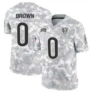 Chicago Bears Men's Reggie Brown Limited 2024 Salute to Service Jersey - Arctic Camo
