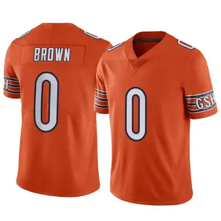 Chicago Bears Men's Reggie Brown Limited Alternate Vapor Jersey - Orange