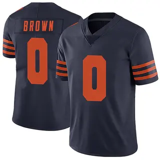 Chicago Bears Men's Reggie Brown Limited Alternate Vapor Untouchable Jersey - Navy Blue