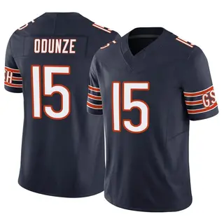 Chicago Bears Men's Rome Odunze Limited Vapor F.U.S.E. Jersey - Navy