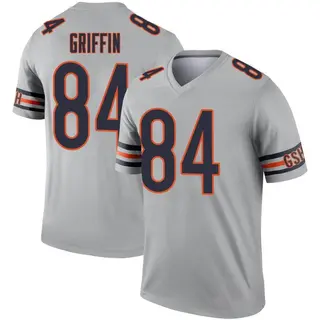 Chicago Bears Men's Ryan Griffin Legend Inverted Silver Jersey