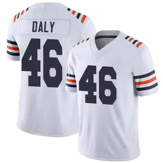 Chicago Bears Men's Scott Daly Limited Alternate Classic Vapor Jersey - White