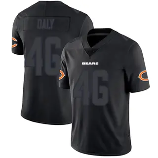 Chicago Bears Men's Scott Daly Limited Jersey - Black Impact