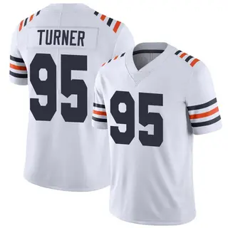 Chicago Bears Men's Shemar Turner Limited Alternate Classic Vapor Jersey - White