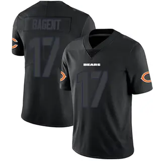 Chicago Bears Men's Tyson Bagent Limited Jersey - Black Impact
