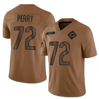 Chicago Bears Men's William Perry Limited 2023 Salute To Service Jersey - Brown