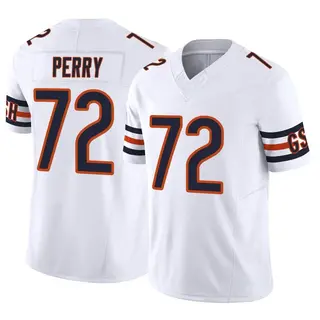 Chicago Bears Men's William Perry Limited Vapor F.U.S.E. Jersey - White