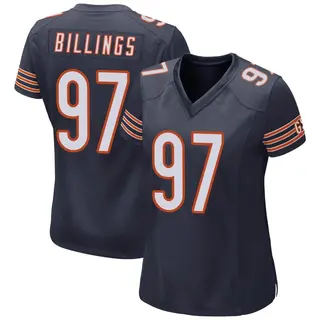 Chicago Bears Women's Andrew Billings Game Team Color Jersey - Navy