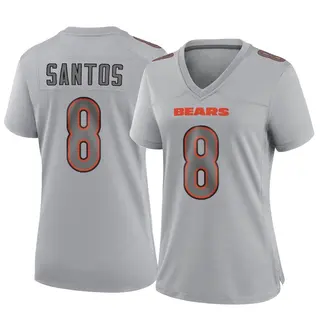 Chicago Bears Women's Cairo Santos Game Atmosphere Fashion Jersey - Gray
