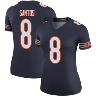 Chicago Bears Women's Cairo Santos Legend Color Rush Jersey - Navy