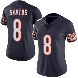 Chicago Bears Women's Cairo Santos Limited Team Color Vapor Untouchable Jersey - Navy