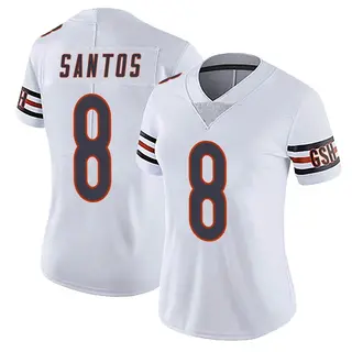 Chicago Bears Women's Cairo Santos Limited Vapor Untouchable Jersey - White
