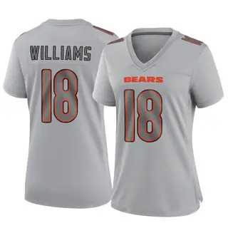 Chicago Bears Women's Caleb Williams Game Atmosphere Fashion Jersey - Gray