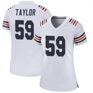 Chicago Bears Women's Carson Taylor Game Alternate Classic Jersey - White
