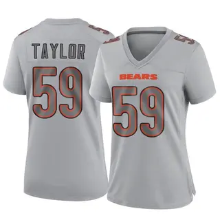 Chicago Bears Women's Carson Taylor Game Atmosphere Fashion Jersey - Gray