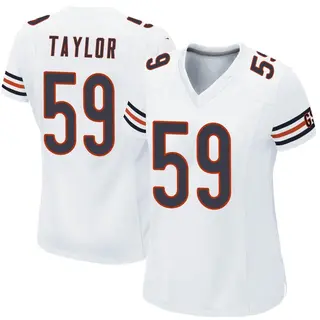 Chicago Bears Women's Carson Taylor Game Jersey - White
