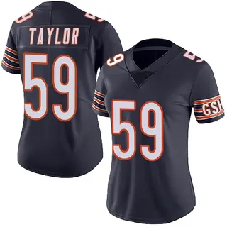 Chicago Bears Women's Carson Taylor Limited Team Color Vapor Untouchable Jersey - Navy