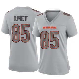 Chicago Bears Women's Cole Kmet Game Atmosphere Fashion Jersey - Gray