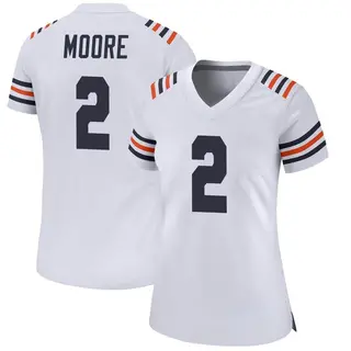 Chicago Bears Women's DJ Moore Game Alternate Classic Jersey - White